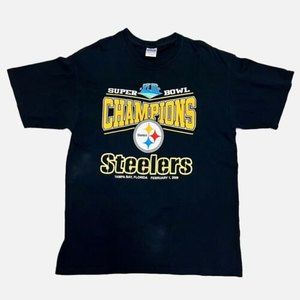 Pittsburgh Steelers Super Bowl 43 champions T Shirt Size Large